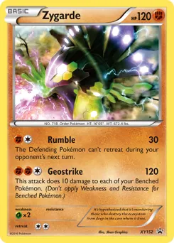 XY Black Star Promos Zygarde Pokémon card